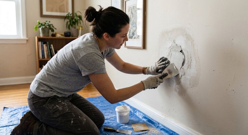 Bathroom Wall Patching in Wilmington, NC
